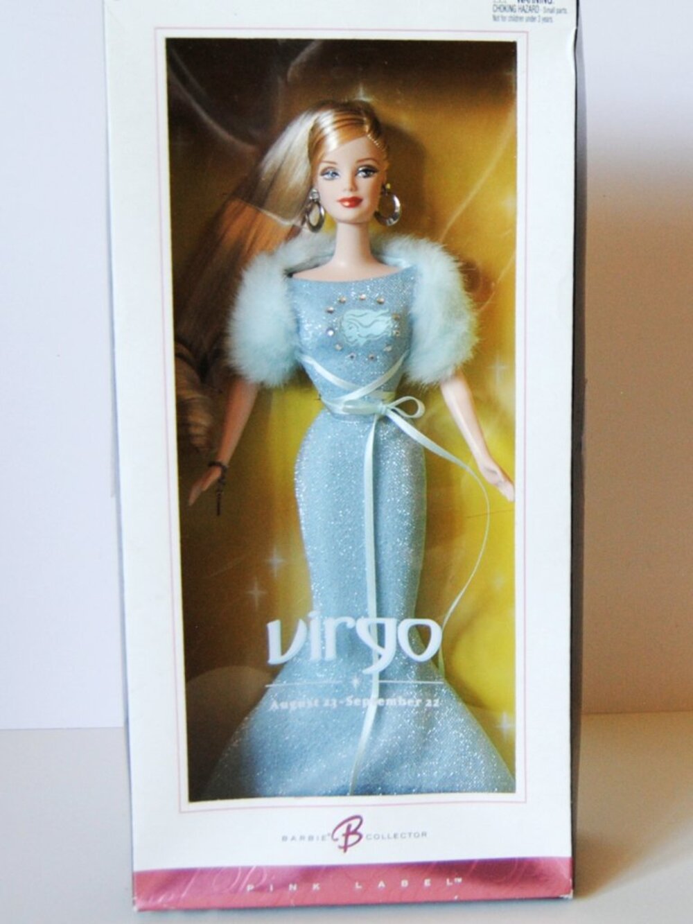 Vintage Virgo Barbie Doll The Zodiac Collection Pink Label 2004 Mattel C3823